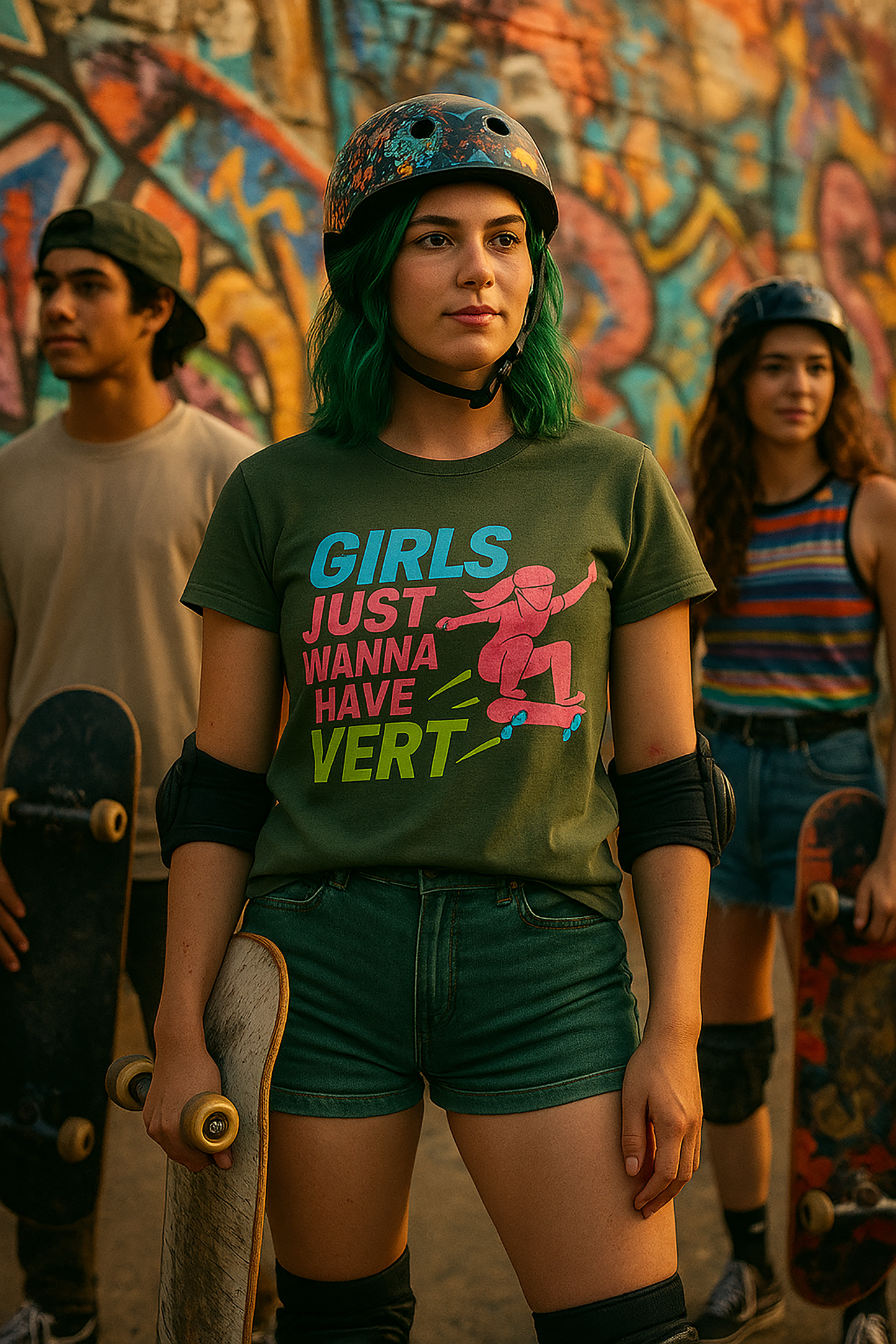 Girls on Skates- Short Sleeve T- shirt