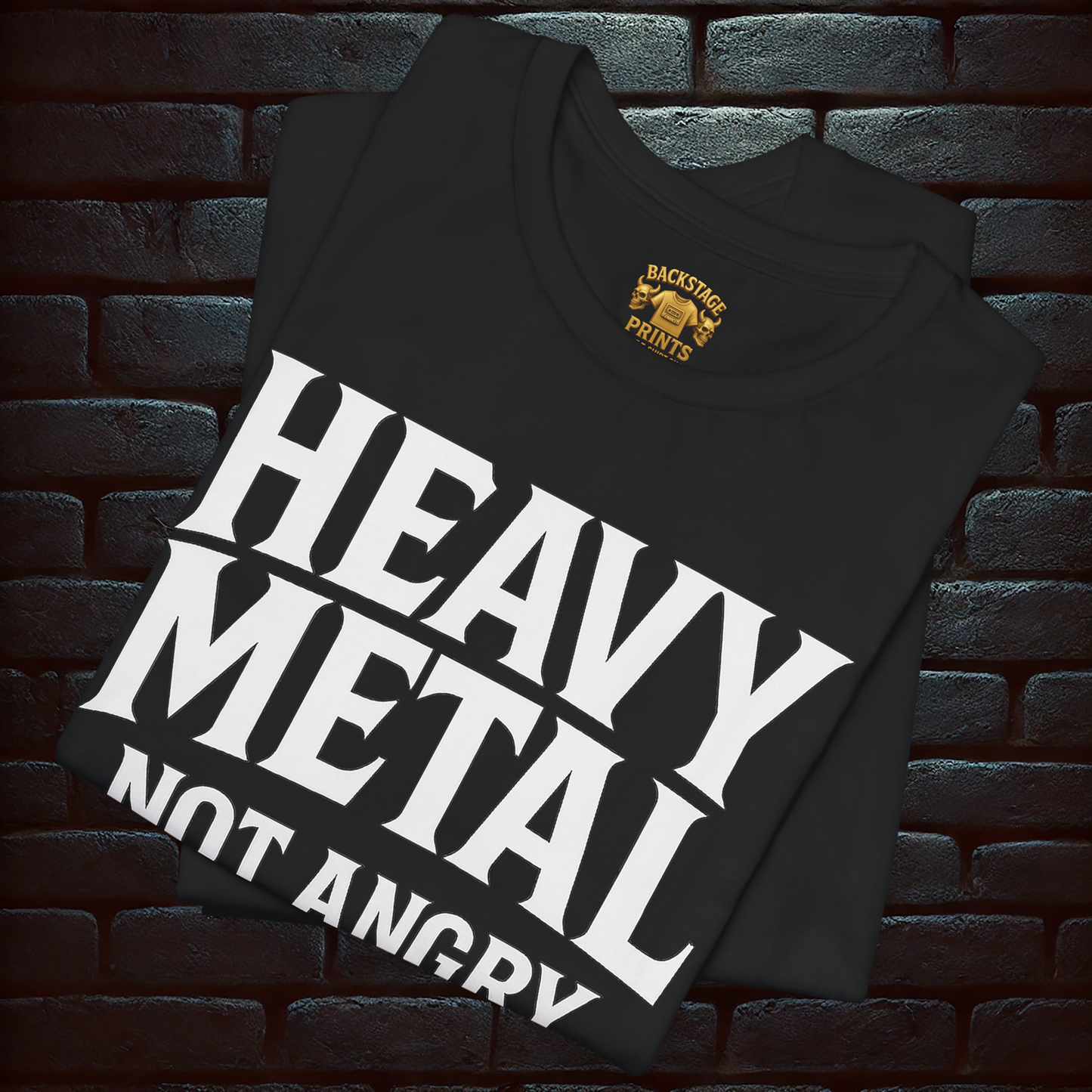 HEAVY METAL Not Angry, just ...- Short Sleeve T- shirt
