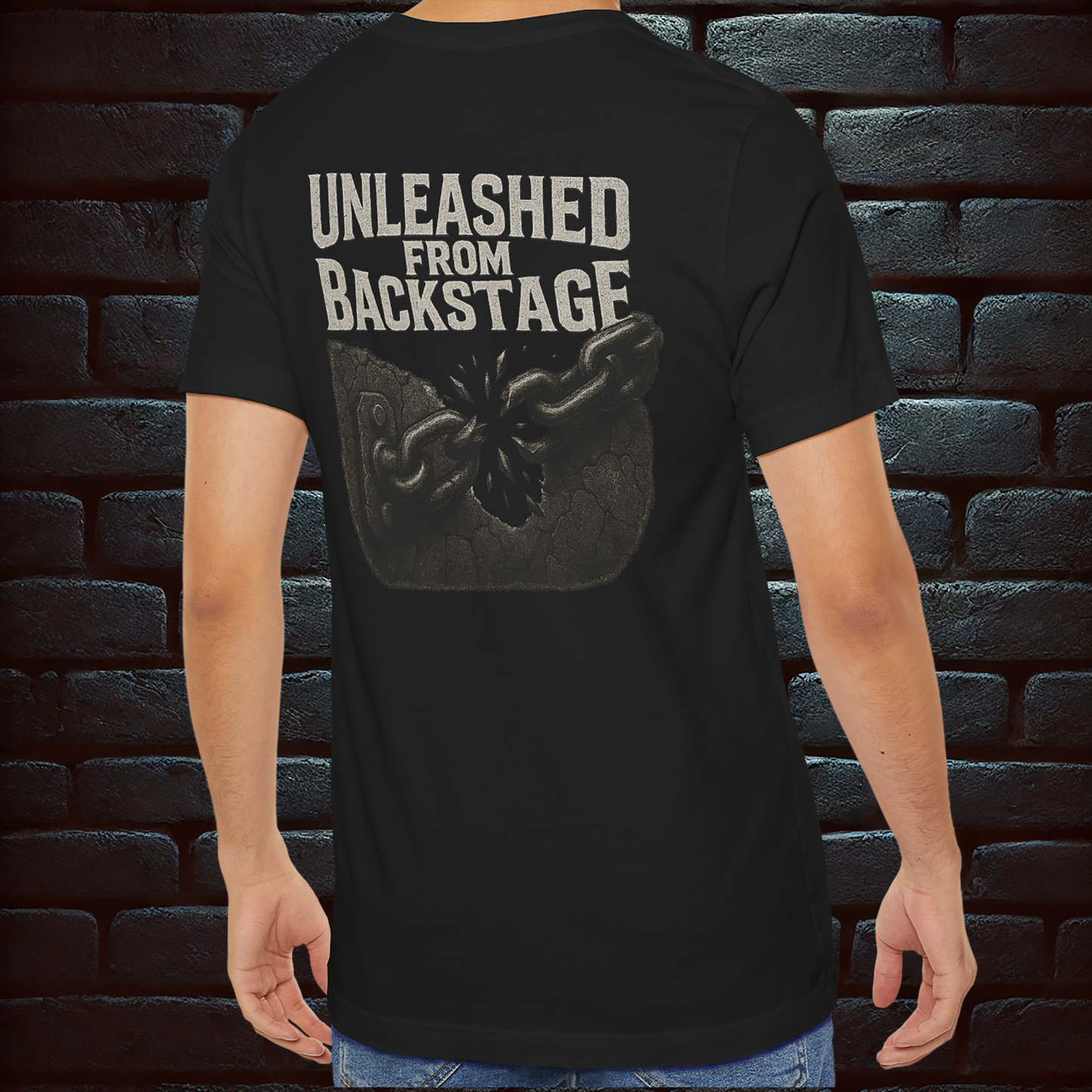 Backstage Prints Mad Bear Tee – Loud, Wild, Rebellious Short Sleeve T-shirt