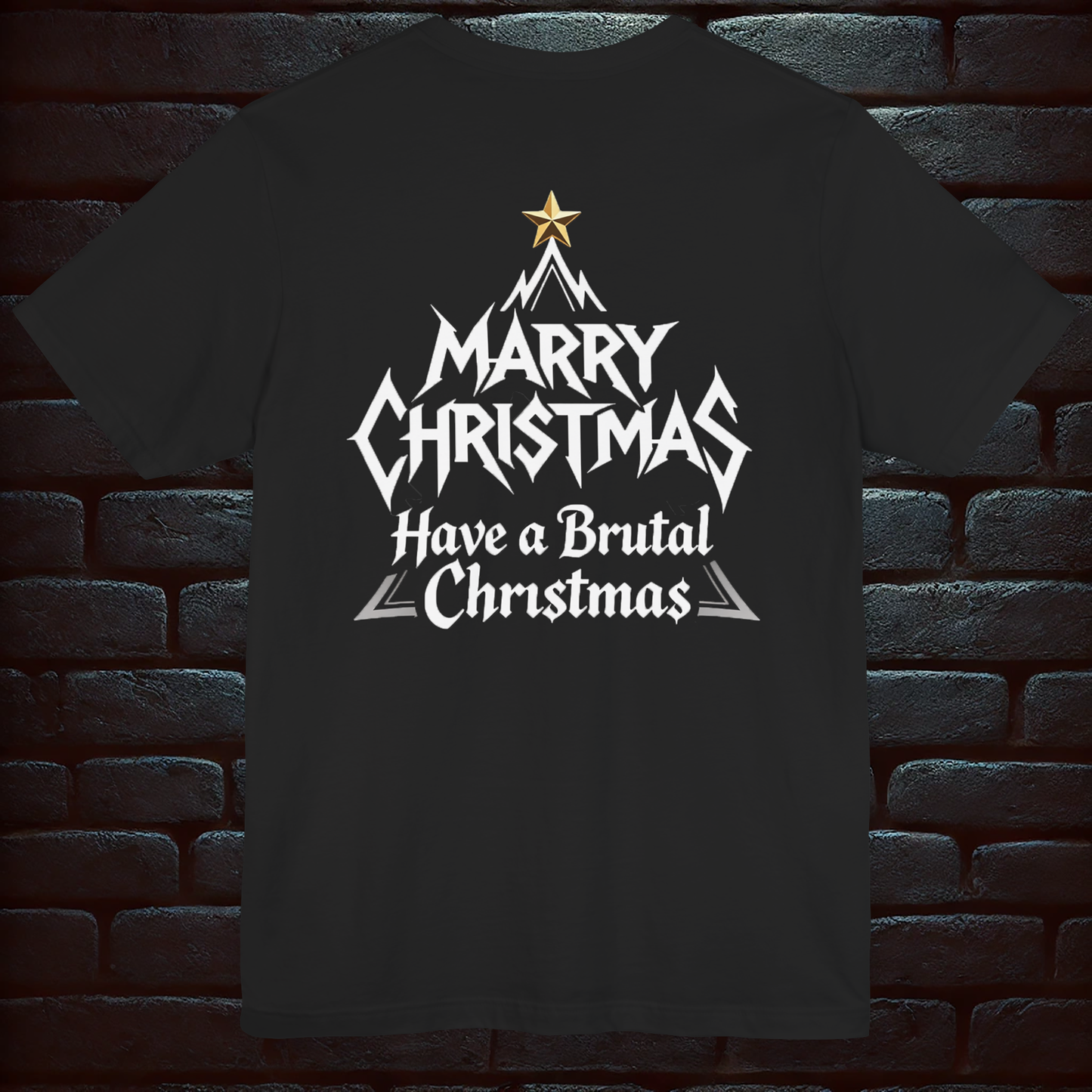 Have a Brutal Christmas T shirt– Scary Fun Design –Short Sleeve Tee
