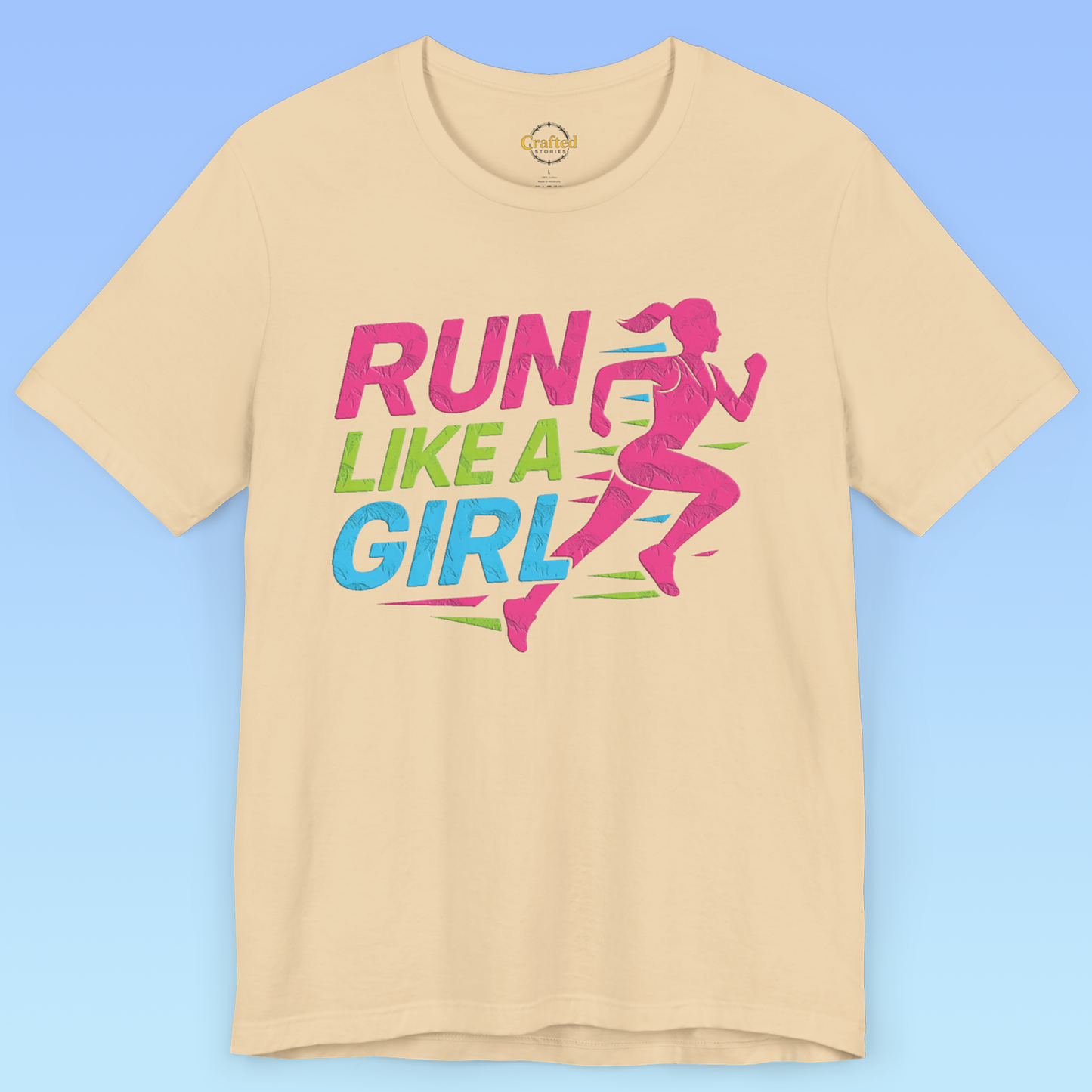 RUN LIKE A GIRL-  Short Sleeve T shirt