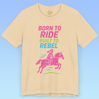 BORN TO RIDE- Short Sleeve Women T-shirt