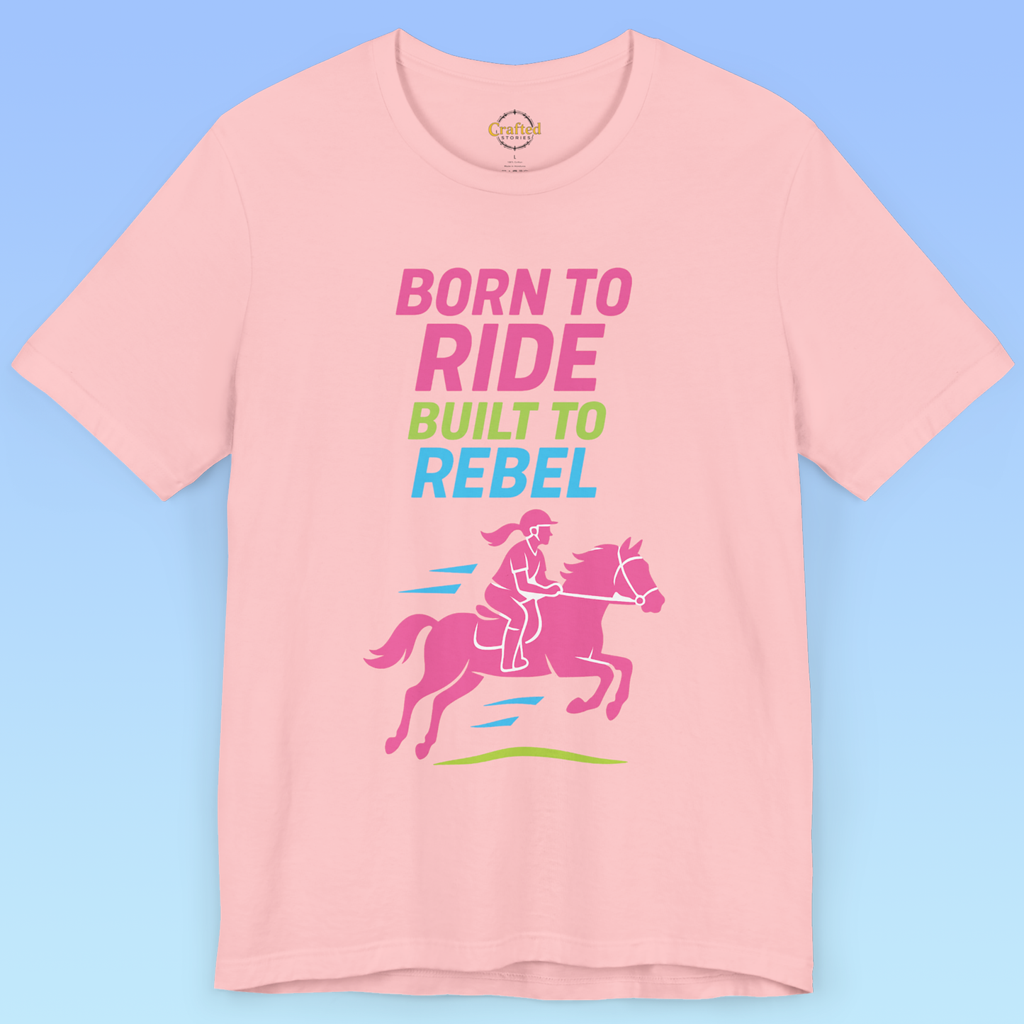 BORN TO RIDE- Short Sleeve Women T-shirt