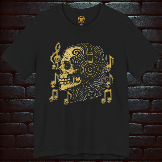 Romance of Death Skull Music T-Shirt  –Short Sleeve Tee