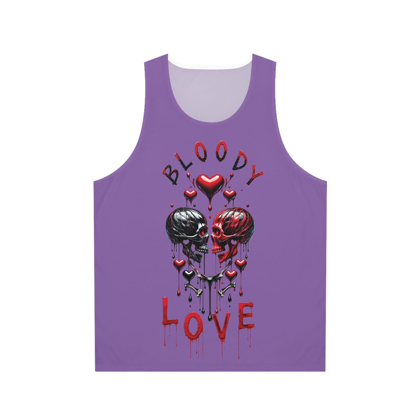 Bloody Love Women Light Purple Tank Top Heavy metal, Rock n Roll, Ghotic, Punk