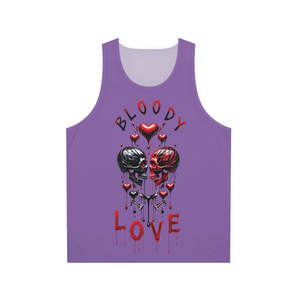 Bloody Love Women Light Purple Tank Top Heavy metal, Rock n Roll, Ghotic, Punk
