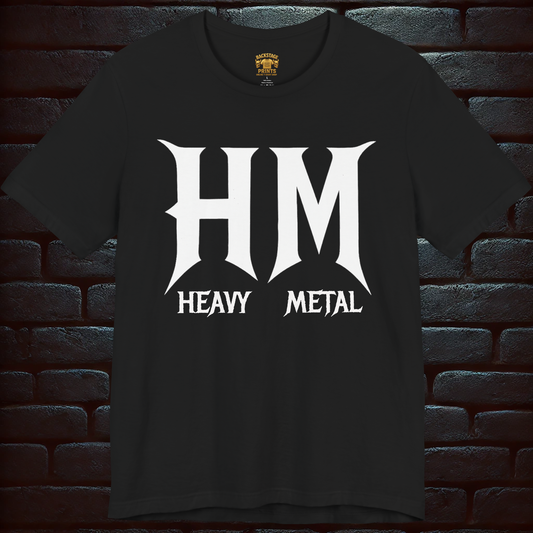 HM – Heavy Metal Bold Logo Tee, Short Sleeve T- shirt