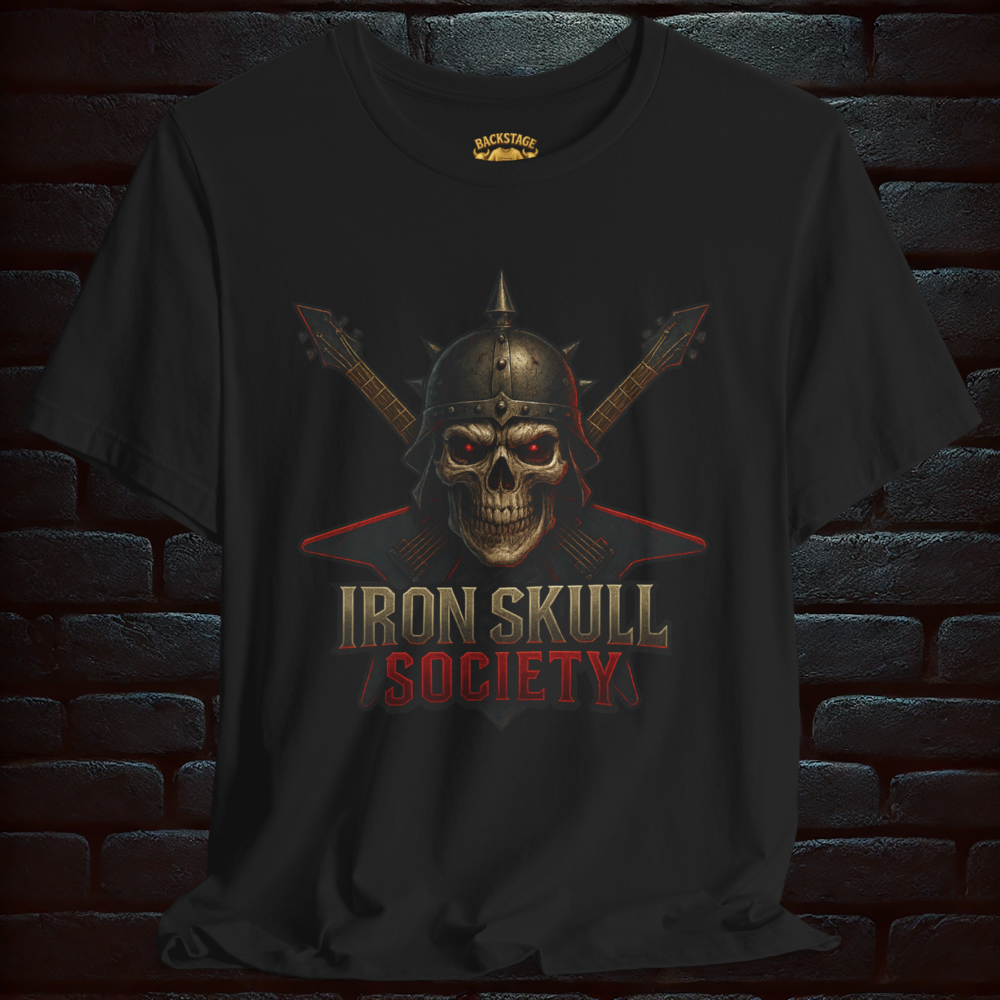 Iron Skull Society – Brotherhood of Metal Short  Sleeve T- shirt