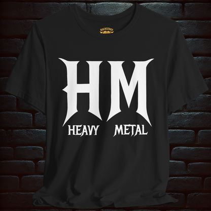 HM – Heavy Metal Bold Logo Tee, Short Sleeve T- shirt