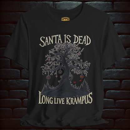 Santa is dead, Long live Krampus– Scary Fun Design –Short Sleeve Tee