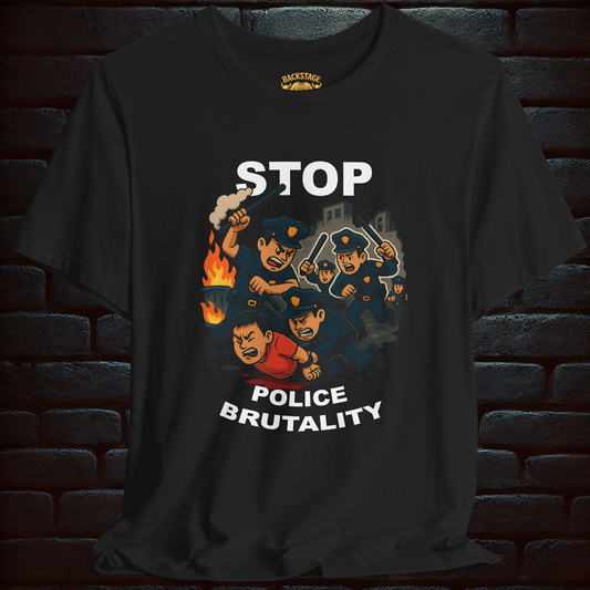 STOP POLICE BRUTALITY Short Sleeve T- shirt