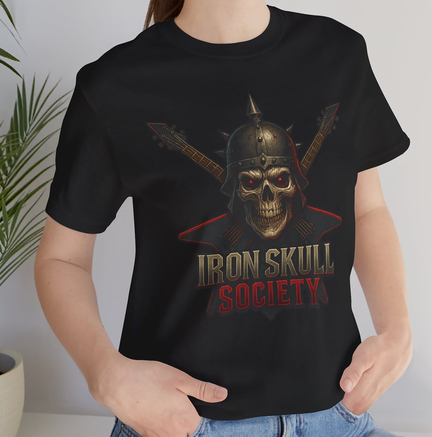Iron Skull Society – Brotherhood of Metal Short  Sleeve T- shirt