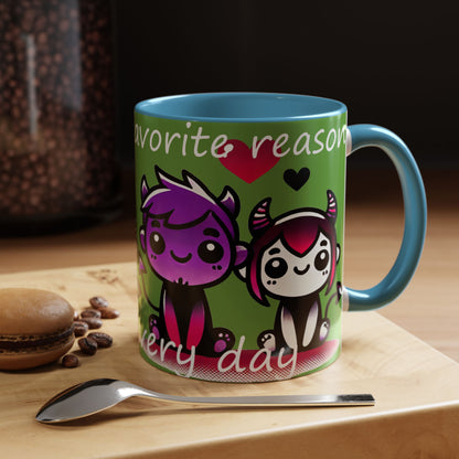 A Little Devilish, A Lot of Love! Coffee Mug (0,33 l / 11, 15oz)