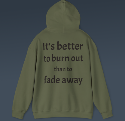Rock `n`Roll  Heavy Blend™ Hooded Sweatshirt, Men, Women, Rockers, School, Work, Drinking with Buddies, Outdoor, Indoor, Fun