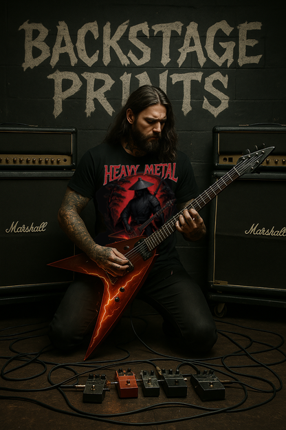 Heavy Metal Samurai T-Shirt – Exclusive Edition, Short Sleeve Tee