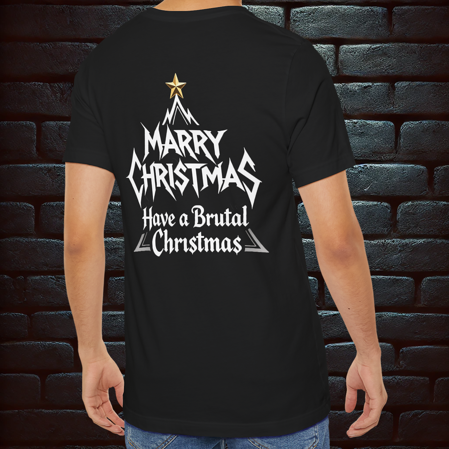 Have a Brutal Christmas T shirt– Scary Fun Design –Short Sleeve Tee