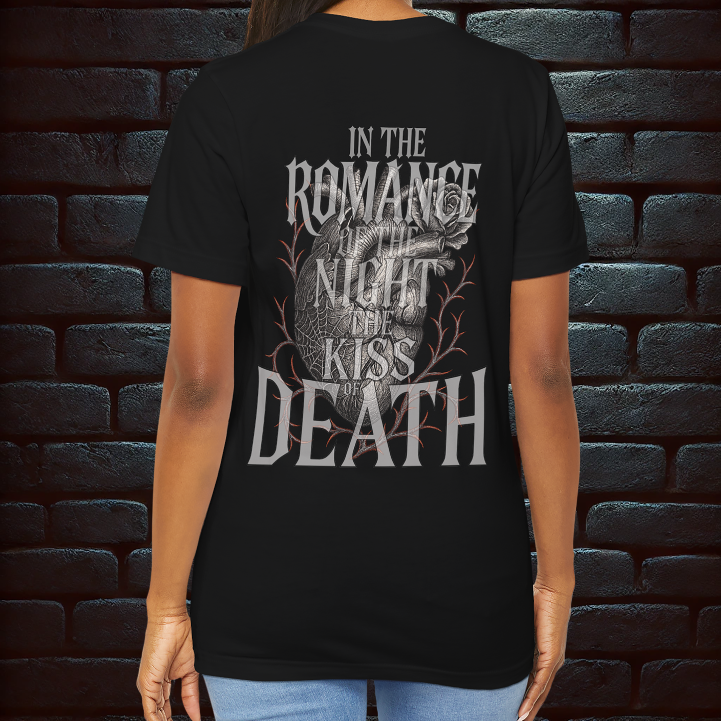 Romance of Death Skull Music T-Shirt  –Short Sleeve Tee