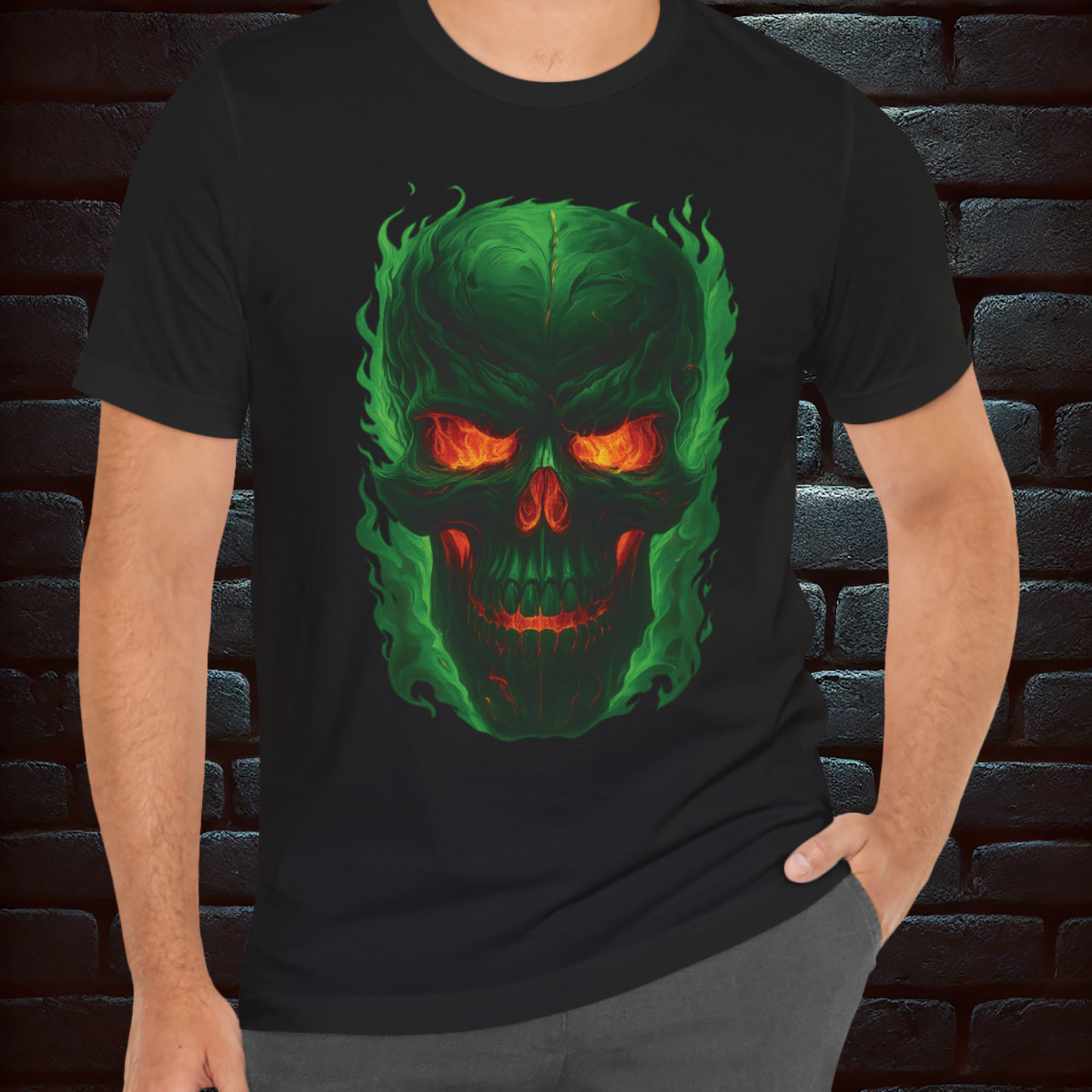 GREEN POWER Short Sleeve T shirt, Heavy metal, Rock n roll, Motorcycles