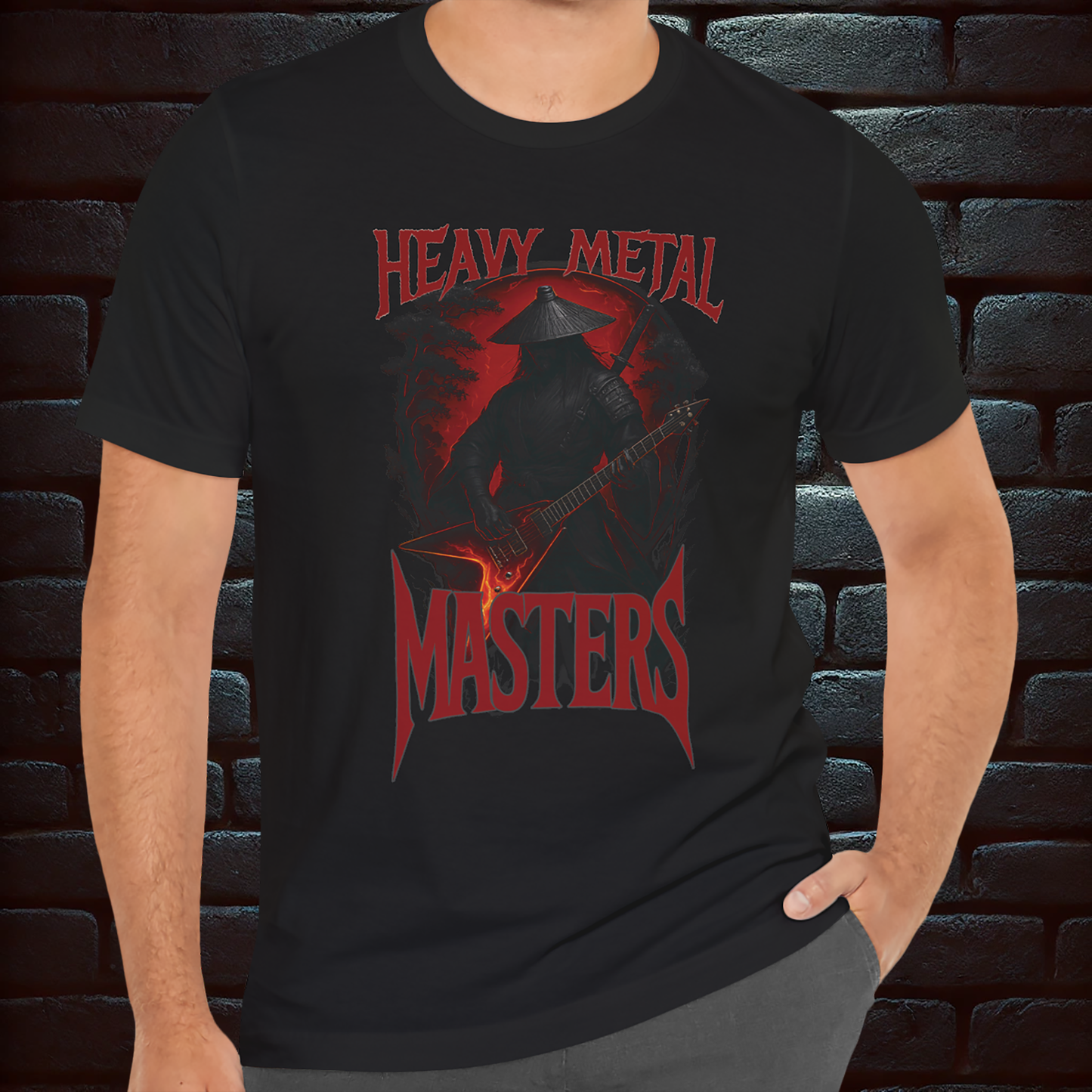 Heavy Metal Samurai T-Shirt – Exclusive Edition, Short Sleeve Tee