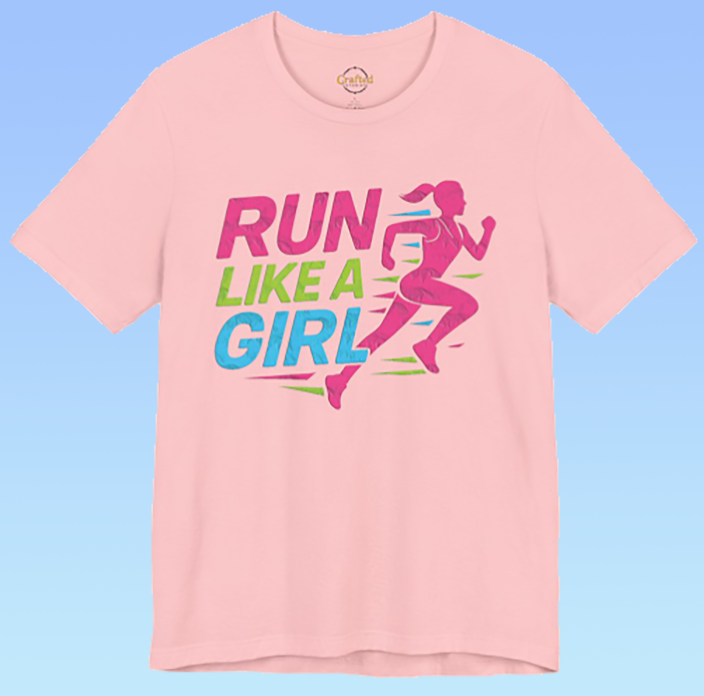 RUN LIKE A GIRL-  Short Sleeve T shirt