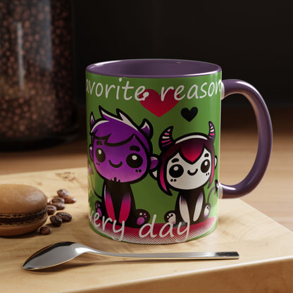 A Little Devilish, A Lot of Love! Coffee Mug (0,33 l / 11, 15oz)
