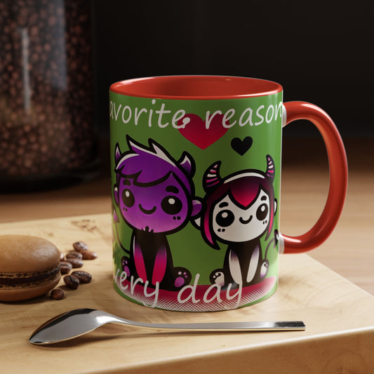A Little Devilish, A Lot of Love! Coffee Mug (0,33 l / 11, 15oz)